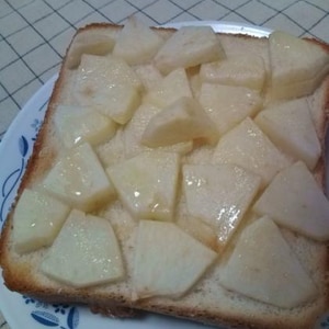 ♡りんごバタートースト♡